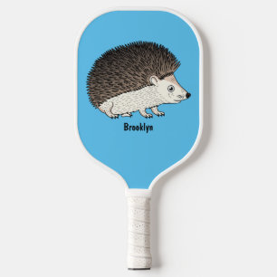 Raquette De Pickleball Cute prickly hedgehog cartoon