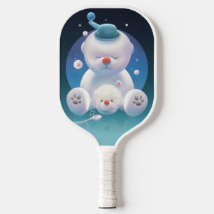Raquette De Pickleball Cute Puppy Ice Shaver Ping Pong Paddle