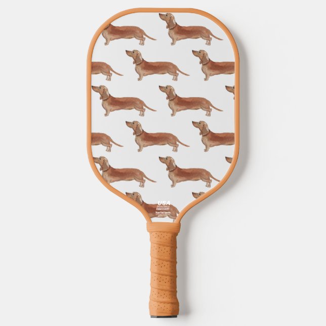 Raquette De Pickleball Dachshund Pickleball Paddle (Recto)