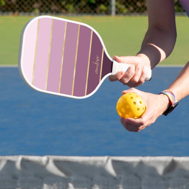 Raquette De Pickleball Dégradé rose monochromatique | Personnalisation Go (Insitu)