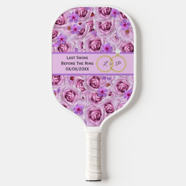 Raquette De Pickleball Dernière swing avant la ceinture Mariage Lavender  (Recto)