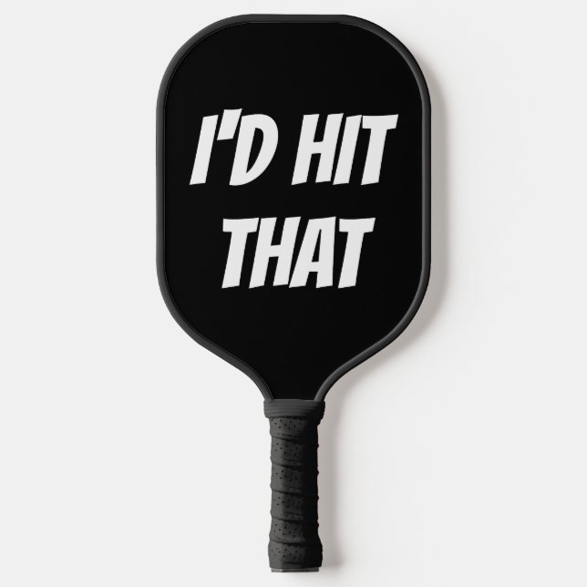 RAQUETTE DE PICKLEBALL DES PICKLEBALL FUNNY PADDLES 'J'EN AURAIS TOUCHÉ Ç (Recto)