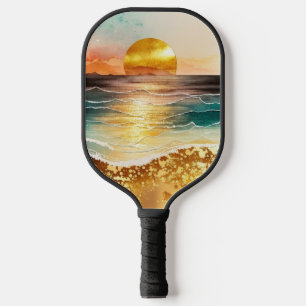 Raquette De Pickleball Design de la gamme Watercolor Beach 3