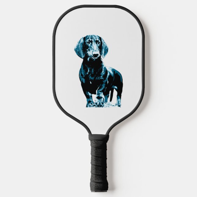 Raquette De Pickleball Design moderne dachshund (Recto)