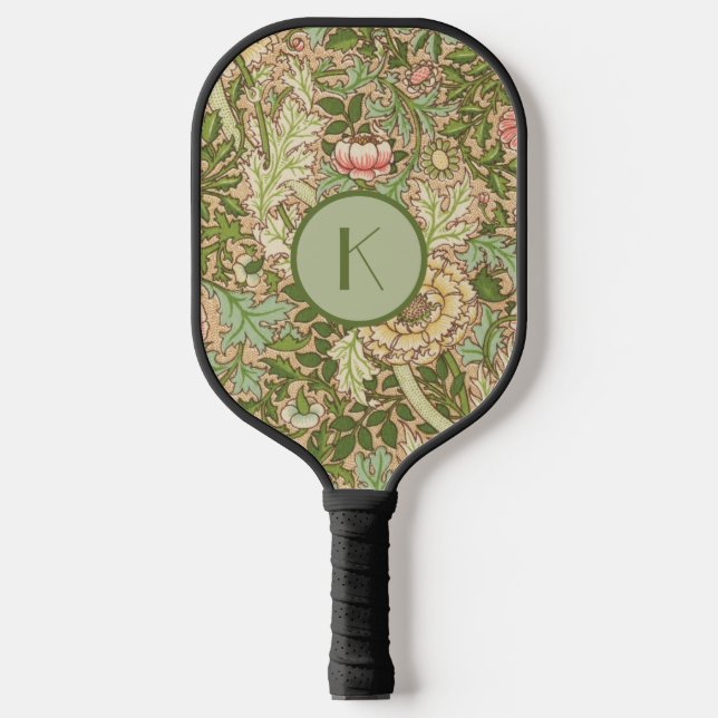 Raquette De Pickleball Design personnalisé William Morris Motif (Recto)