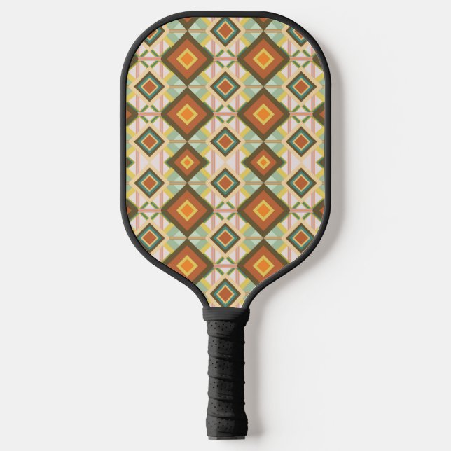 Raquette De Pickleball Diamants d'art Pop Retro Sud-Ouest Patternes (Recto)