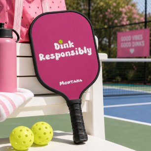 Raquette De Pickleball Dink de manière responsable Nom Quartz Rose