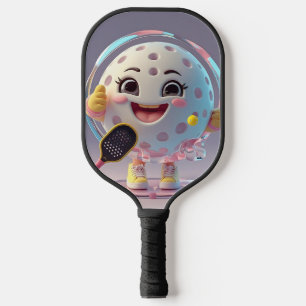 Raquette De Pickleball Dink Happens - Minimal Kawaii Pickleball Paddle Ba