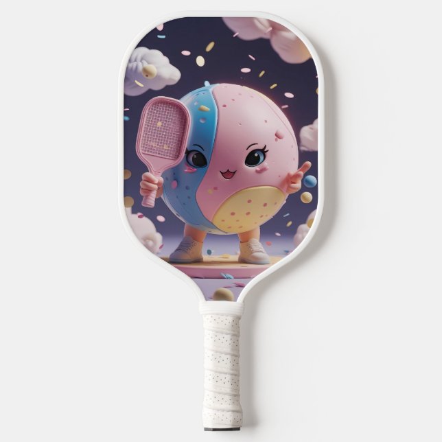 Raquette De Pickleball Dink Happens - Minimal Kawaii Pickleball Paddle Ba (Recto)