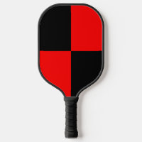 Dink'n Go Nuts Pickleball Red black checker