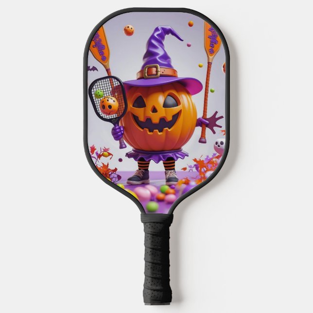 Raquette De Pickleball Dinks éffrayants - Halloween Pickleball amusant (Recto)