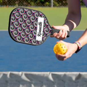 Raquette De Pickleball Double Yin Yang Spiral par Kenneth Yoncich