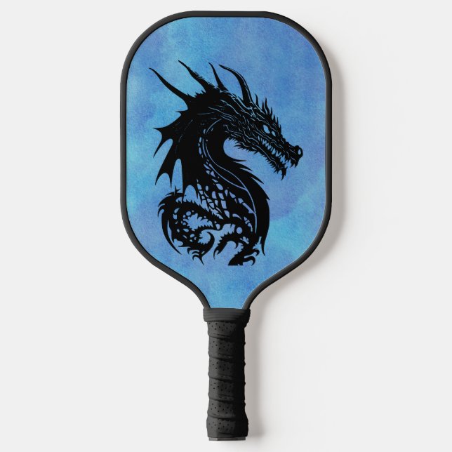Raquette De Pickleball Dragon bleu (Recto)