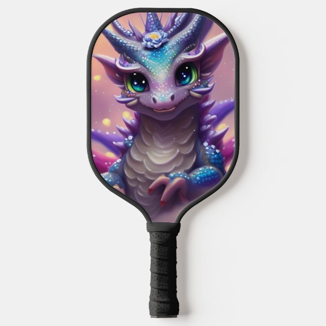 Raquette De Pickleball Dragon fille bleue (Recto)
