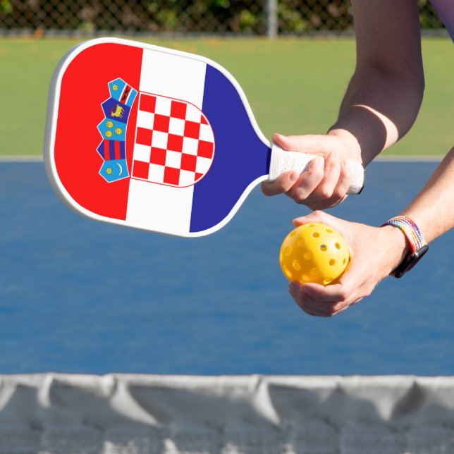 Raquette De Pickleball Drapeau Croatie (Insitu)