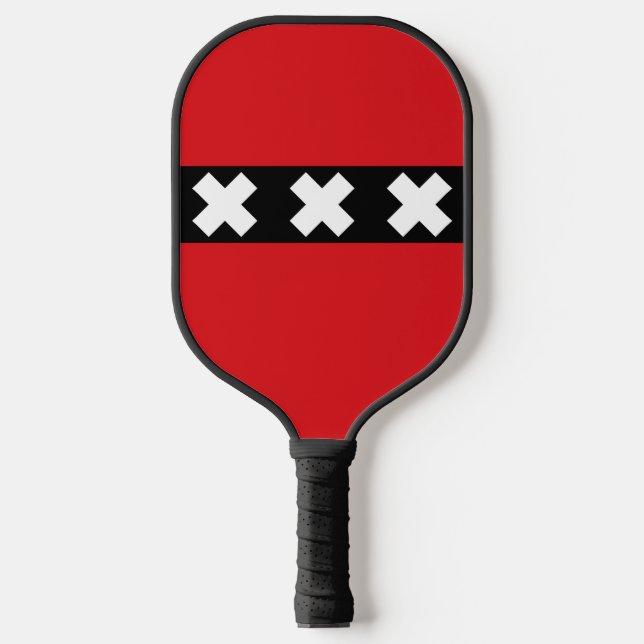 Raquette De Pickleball Drapeau d'Amsterdam, Pays-Bas Ping Pong Paddle (Recto)