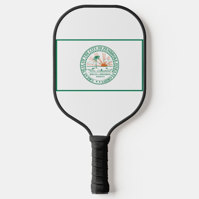 Raquette De Pickleball Drapeau de Fort Pembroke Pines, Floride (Recto)