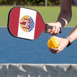 Raquette De Pickleball Drapeau de la Polynésie française