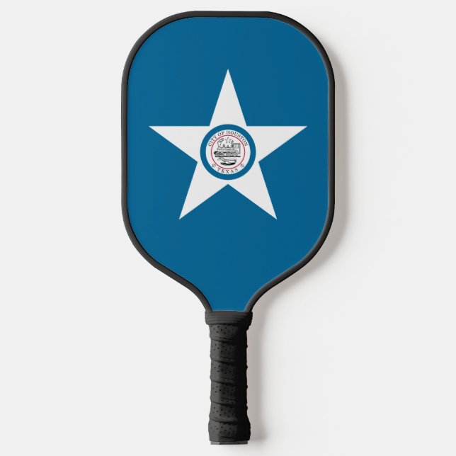 Raquette De Pickleball Drapeau de la ville de Houston, Texas (Recto)