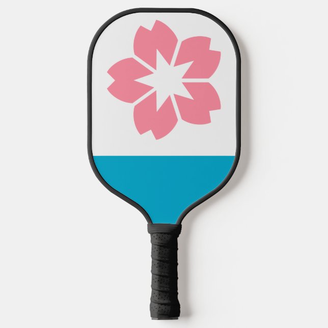Raquette De Pickleball Drapeau de Salem, Oregon (Recto)