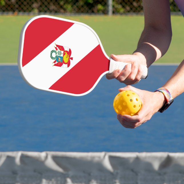 Raquette De Pickleball Drapeau du Pérou (Insitu)