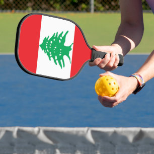 Raquette De Pickleball Drapeau libanais