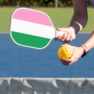 Raquette De Pickleball drapeau tricolore de Terre-Neuve (Canada)