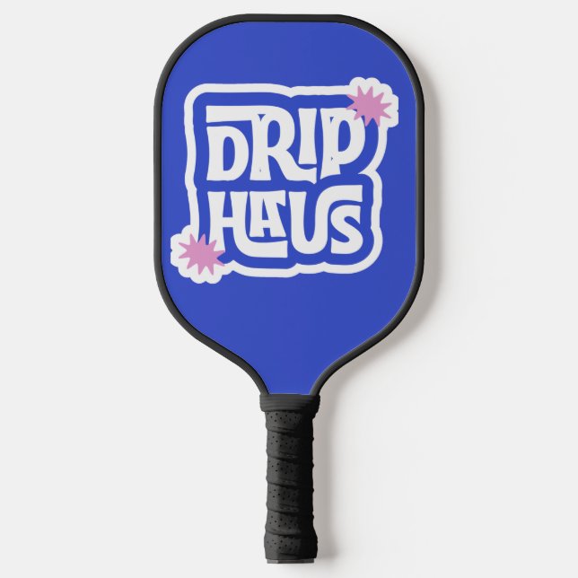 Raquette De Pickleball Drip Haus – Logo Retro Ludique (Recto)