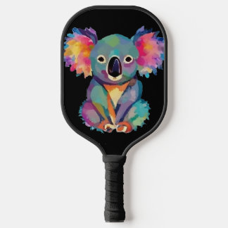 Raquette De Pickleball Drôle coloré Koala Oear Style de couleur de l'eau