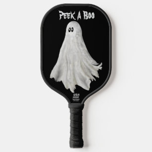 Raquette De Pickleball Drôle Fantôme D'Halloween Dessin Passé