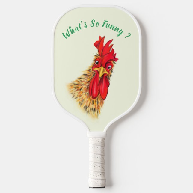 Raquette De Pickleball Drôle Pickleball Paddle avec surprenant Rooster (Recto)