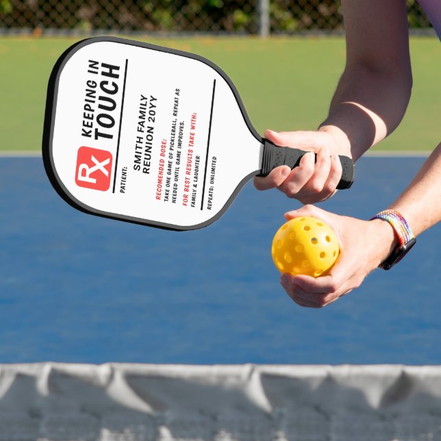 Raquette De Pickleball Drôle Pickleball Prescription Famille Réunion (Insitu)