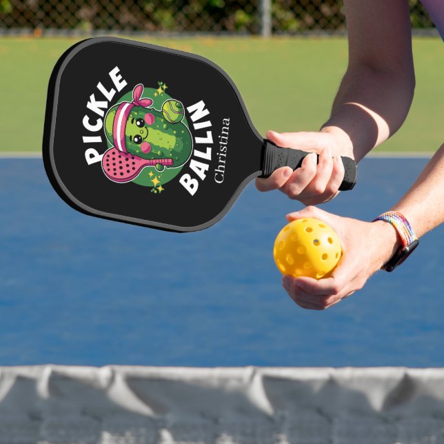 Raquette De Pickleball Drôle pickny mot art ajouter nom (Insitu)