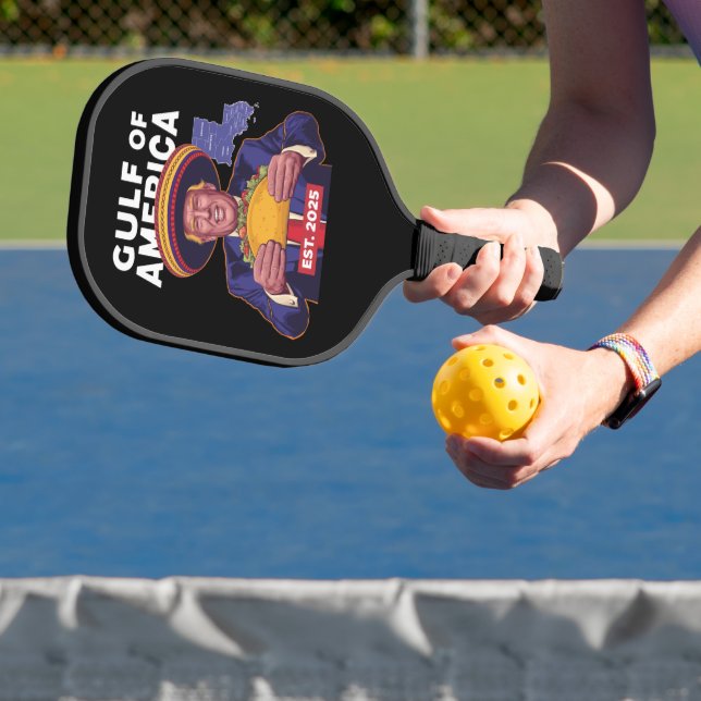 Raquette De Pickleball Drôle Trump Golfe Des États-Unis Amérique 2025 Tru (Insitu)