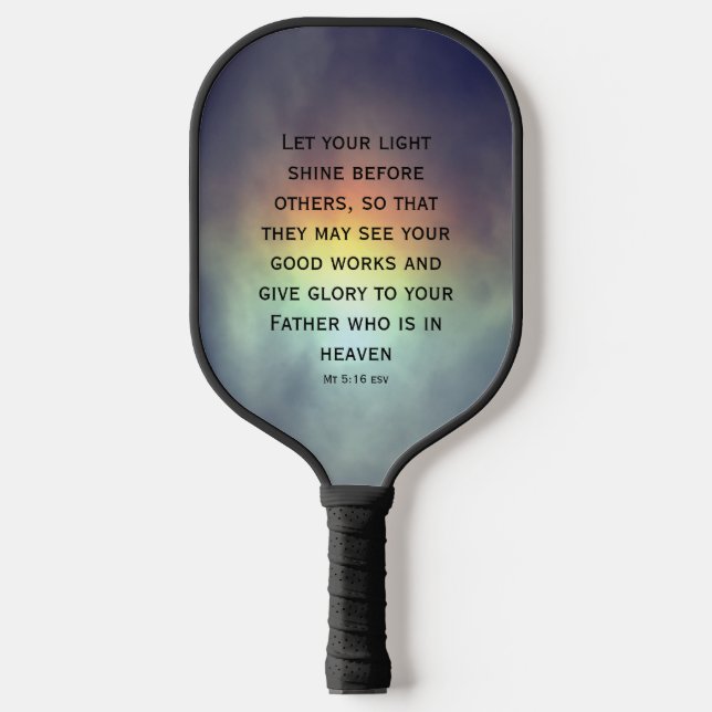 Raquette De Pickleball Écriture claire Pickleball Paddle (Recto)