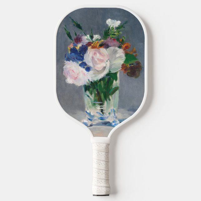 Raquette De Pickleball Edouard Manet - Fleurs dans un Vase de Cristal (Recto)