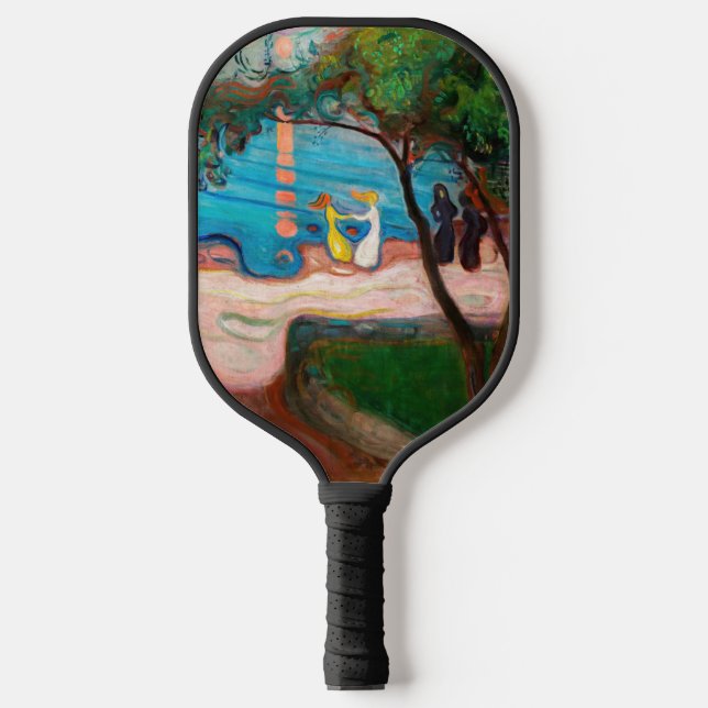 Raquette De Pickleball Edvard Munch - Danse sur la plage (Recto)