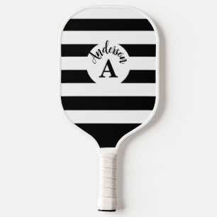 Raquette De Pickleball Élan Rayé – Pagaie en Mouvement