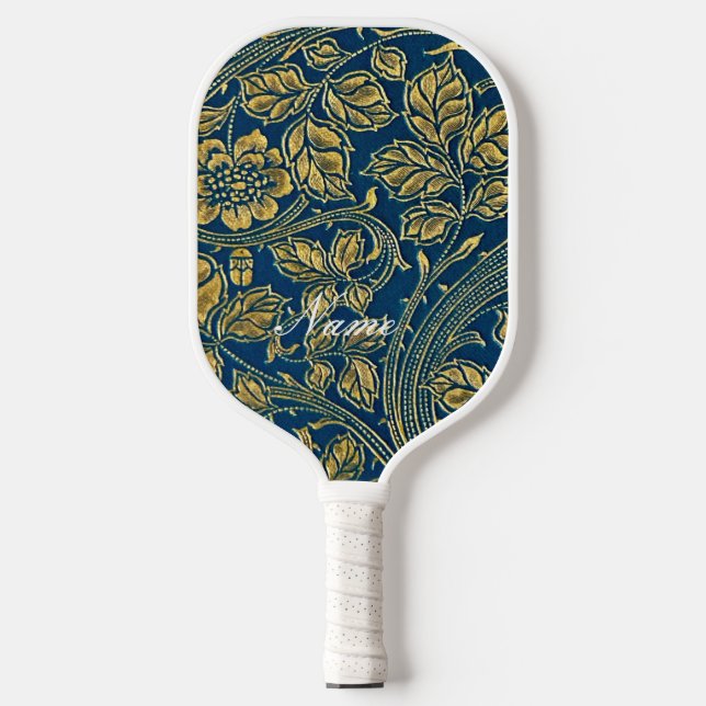 Raquette De Pickleball Elégance bleu or (Recto)