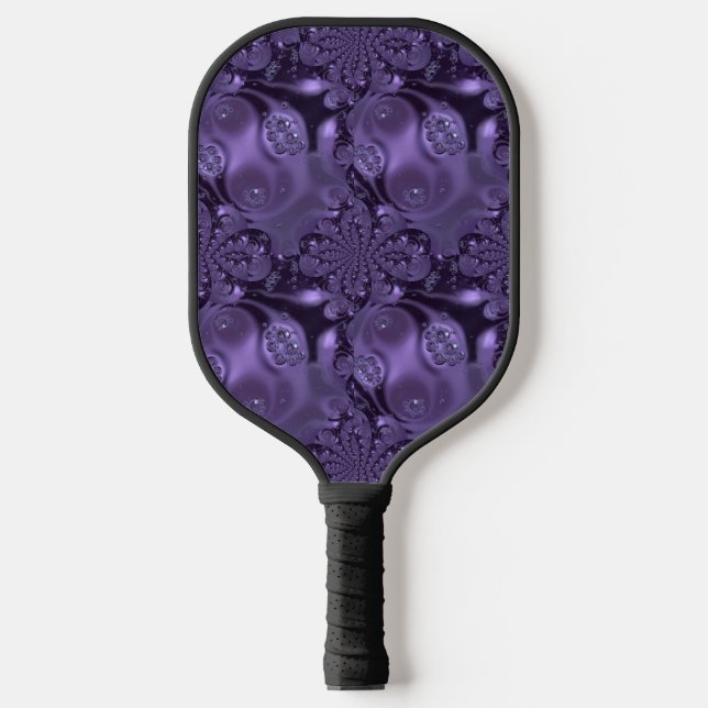 Raquette De Pickleball Élégante étincelle Royale Purple Liquide (Recto)