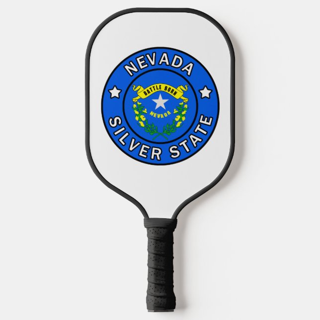 Raquette De Pickleball État Silver du Nevada (Recto)