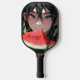 Raquette De Pickleball Etc Juicy Eté Watermelon Anime Girl
