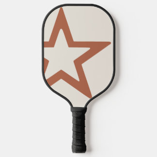 Raquette De Pickleball Étoile en terre cuite - Neutre