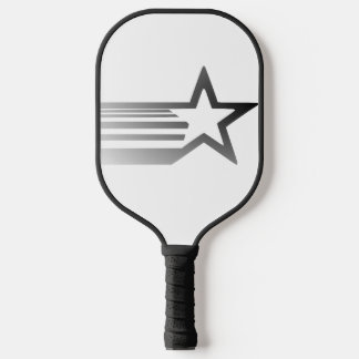 Raquette De Pickleball Étoile Vitesse Dégradé Noir - Blanc