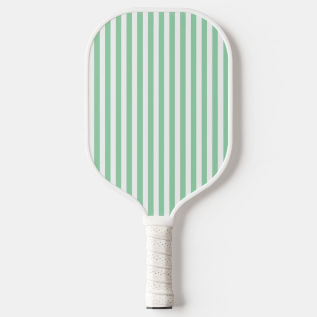 Raquette De Pickleball Eve et Sofie Green Stripes (Recto)