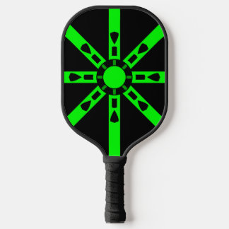 Raquette De Pickleball Explosion Vectorielle Verte