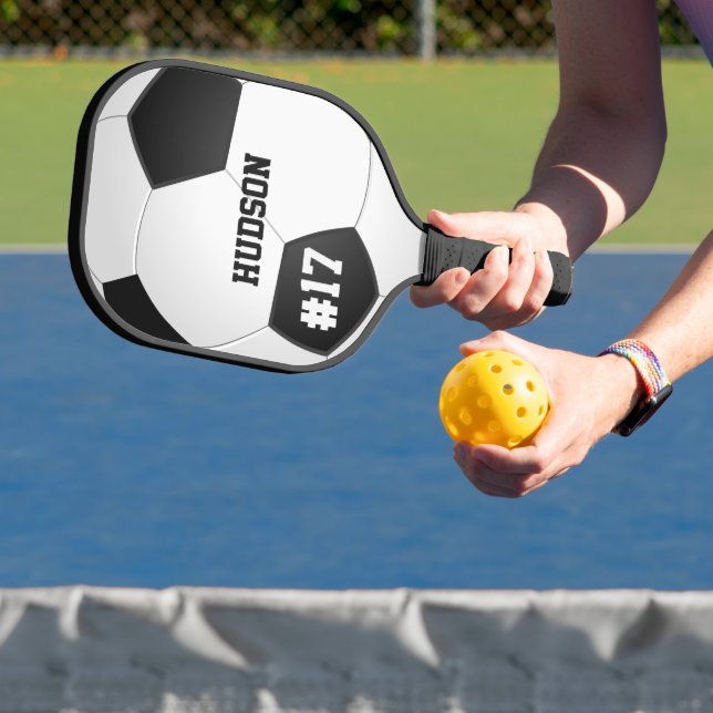 Raquette De Pickleball Fans de football Numéro et nom du joueur (Insitu)