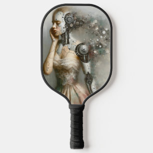 Raquette De Pickleball Femme Cyborg Femme Ai Art Personnalisé