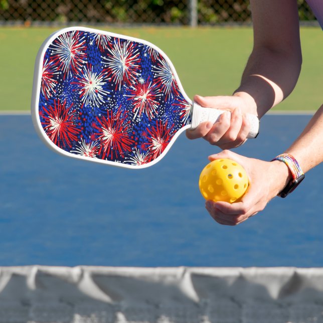 Raquette De Pickleball Feu d'artifice 4 juillet'indépendance des USA (Insitu)