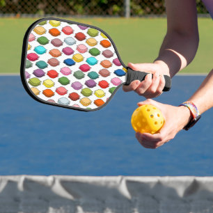 Raquette De Pickleball Feuilles colorés
